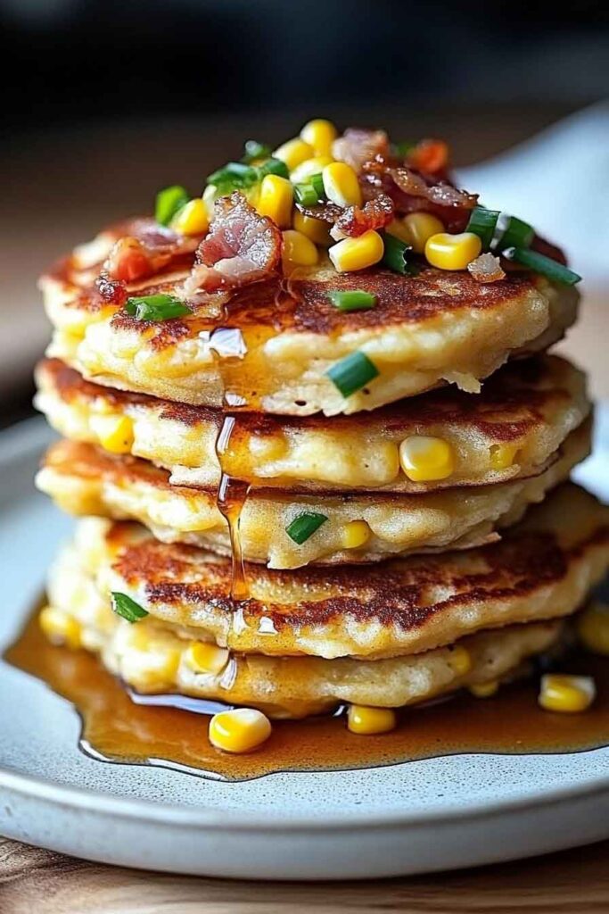 Bacon And Corn Griddle Cakes