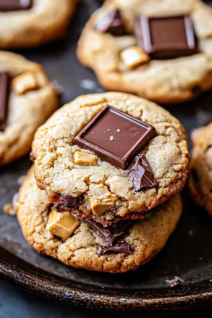 Crumbl Snickers Peanut Butter Cookies