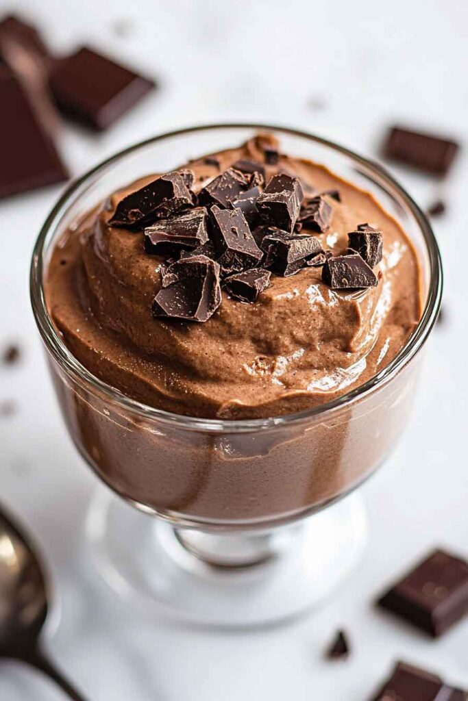 Easy 2 Ingredient Chocolate Mousse
