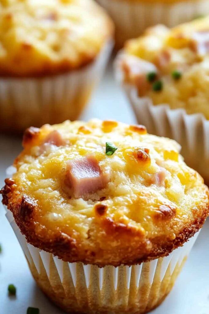 Ham And Cheese Fluffy Muffins: A Savory Delight To Brighten Your Day