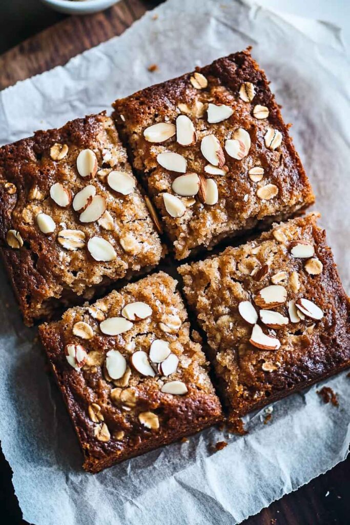 Healthy Breakfast Oatmeal Apple Cake