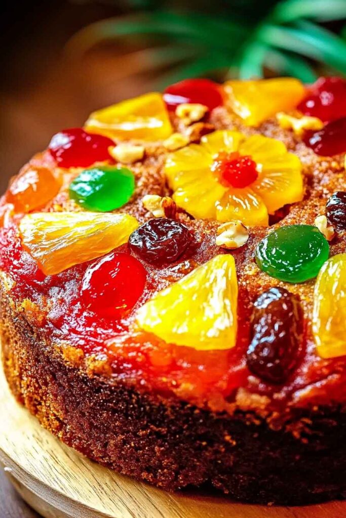 Ingredients for Spiced Rum Fruitcake