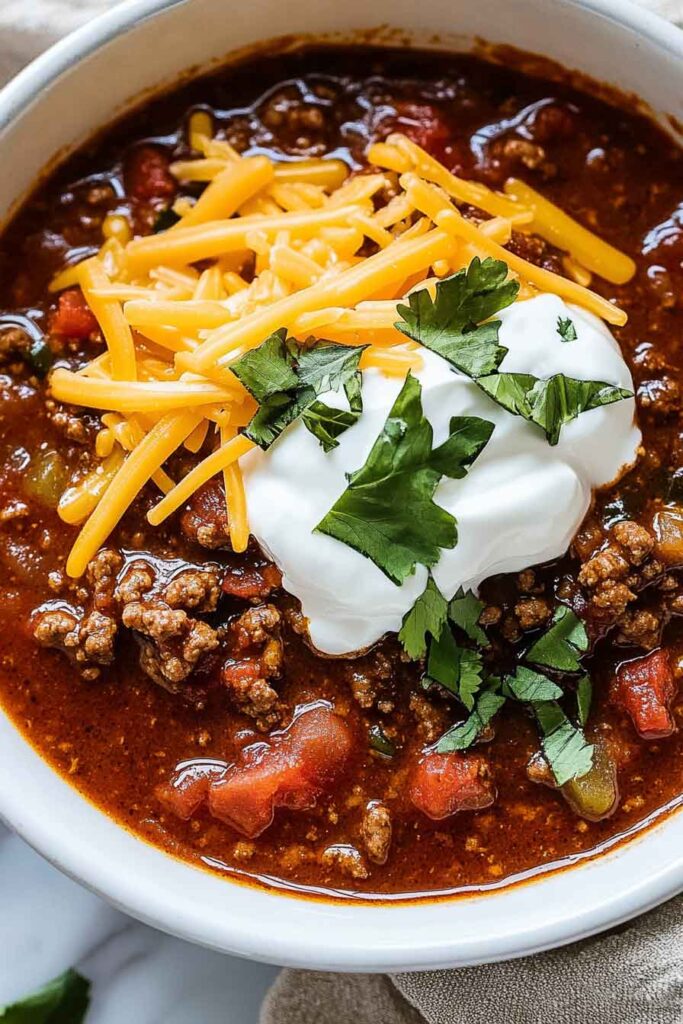 Texas No Beans Chili