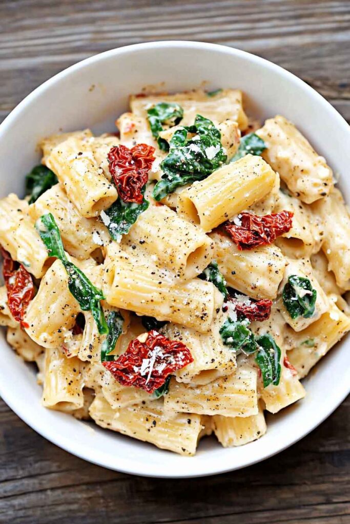 How to Make Vegan Tuscan Rigatoni