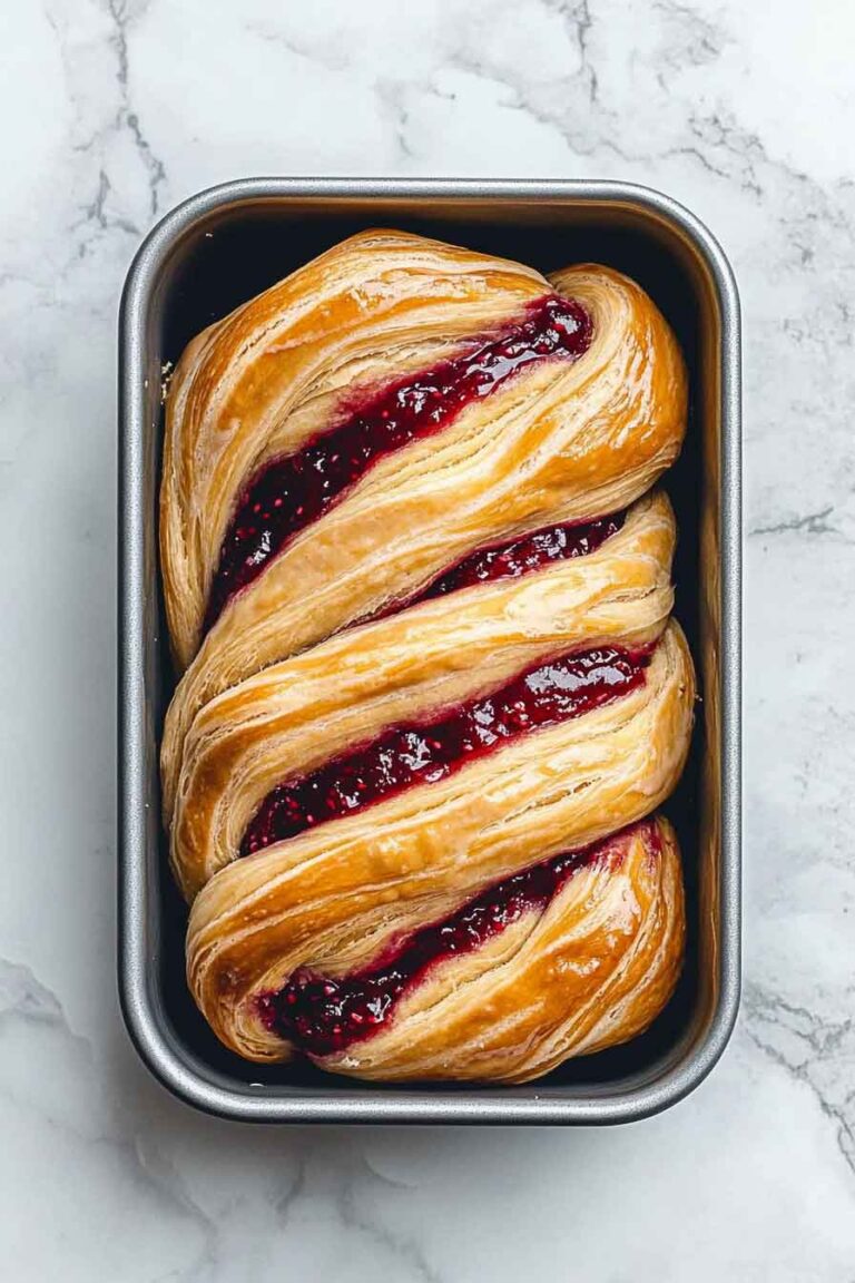 Jam Donut Babka Vegan