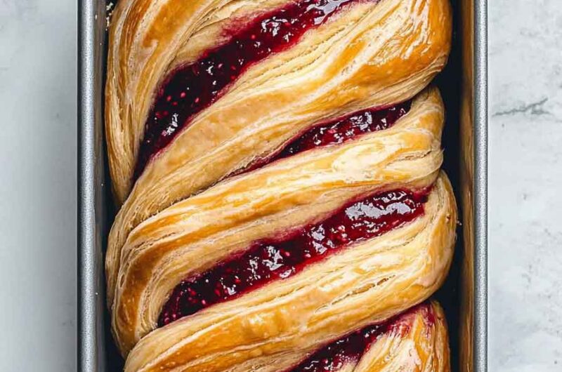Jam Donut Babka Vegan