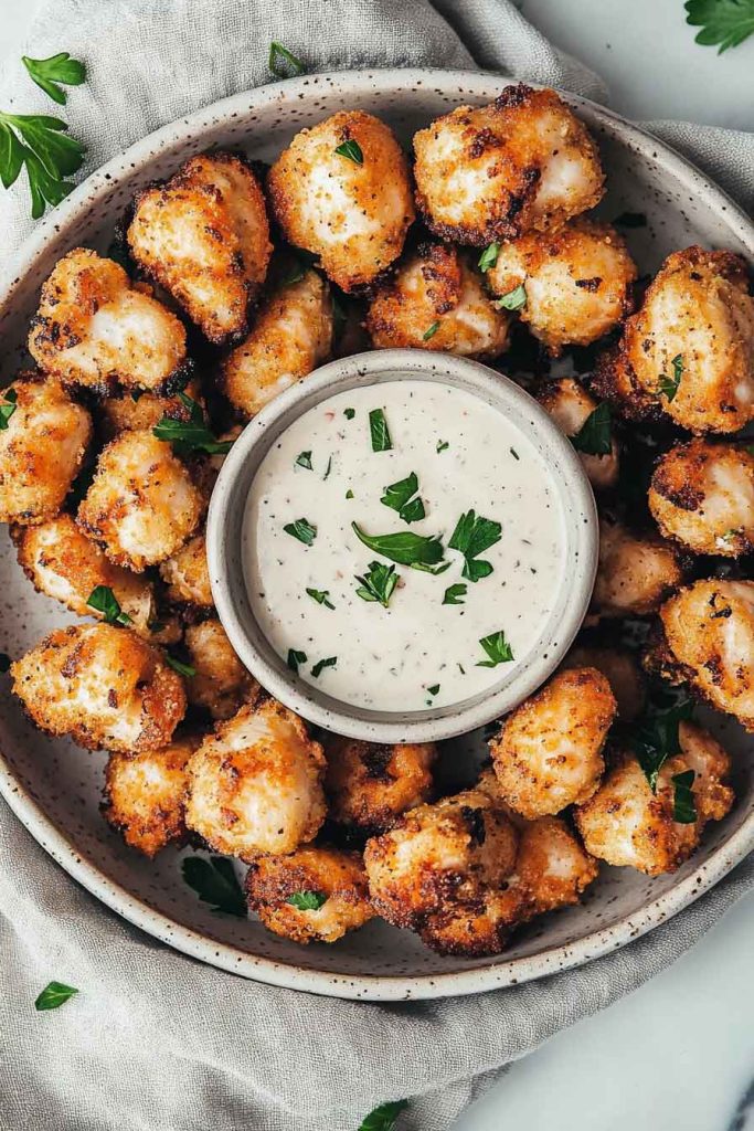 Ingredients for Air Fryer Ranch Crusted Chicken Bites
