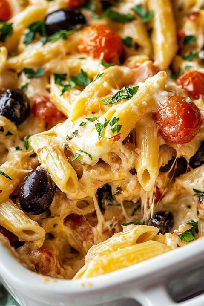 Ingredients for Baked Mediterranean Pasta