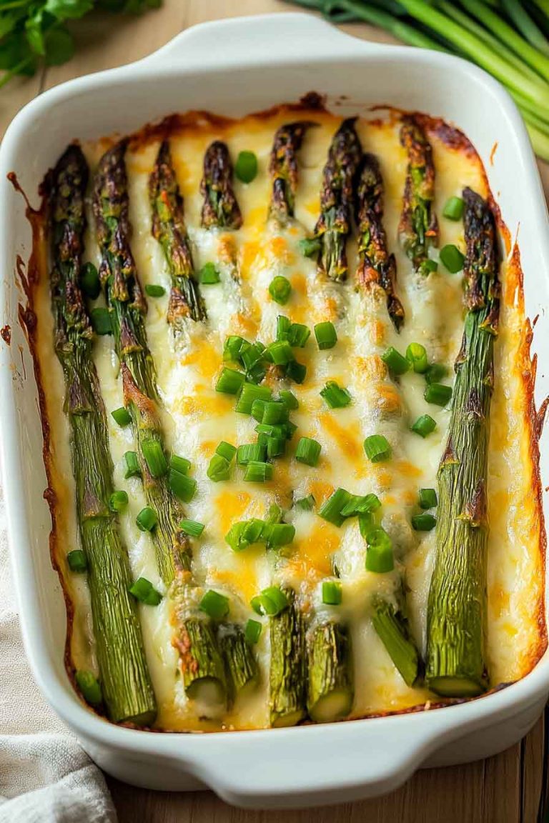 Cheesy Baked Asparagus