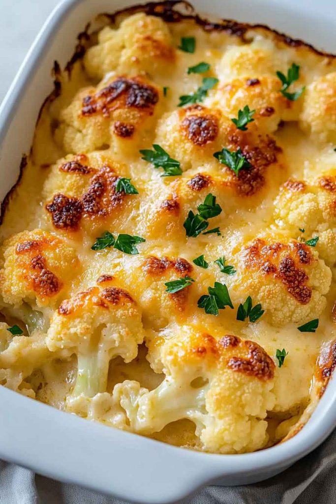 Cheesy Cauliflower Bake