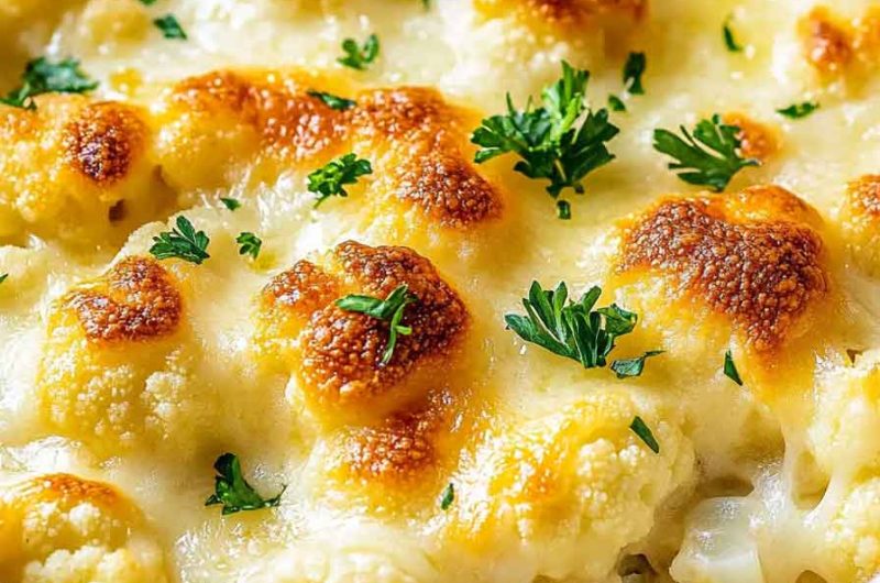 Cheesy Cauliflower Bake
