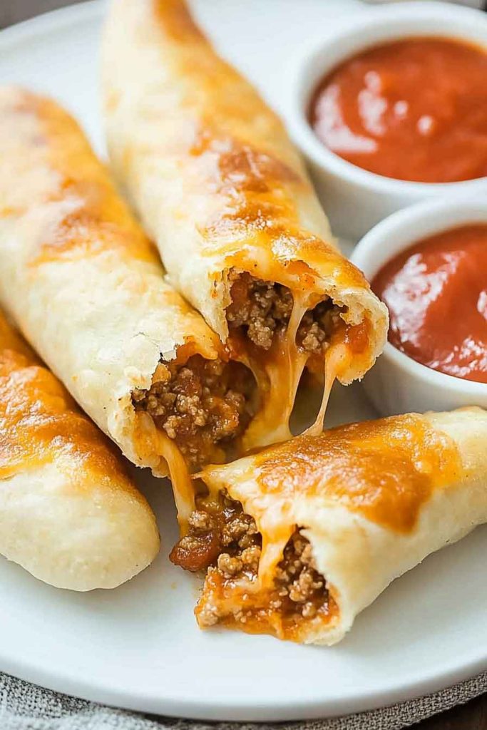 Ingredients for Cheesy Taco Sticks