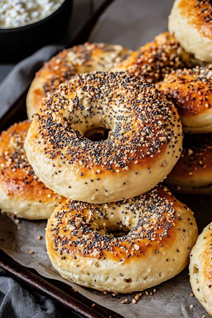 Cottage Cheese Protein Bagels