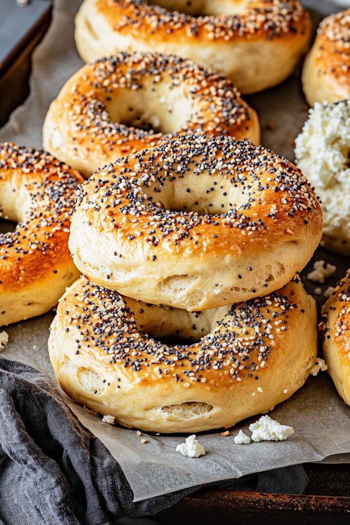 Cottage Cheese Protein Bagels
