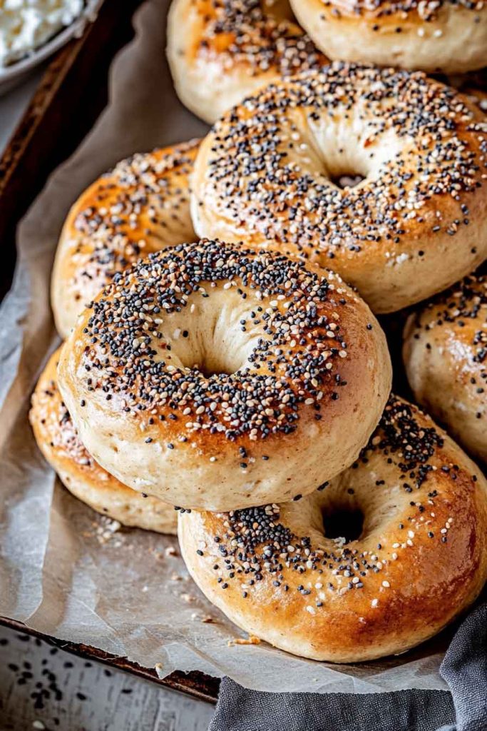 Cottage Cheese Protein Bagels