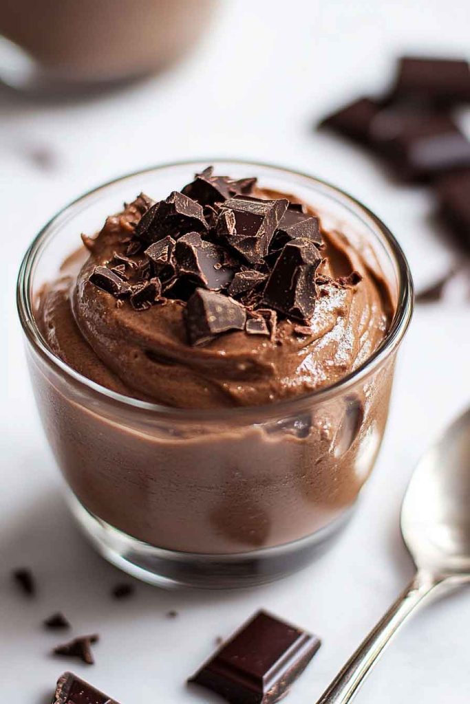 Easy 2 Ingredient Chocolate Mousse