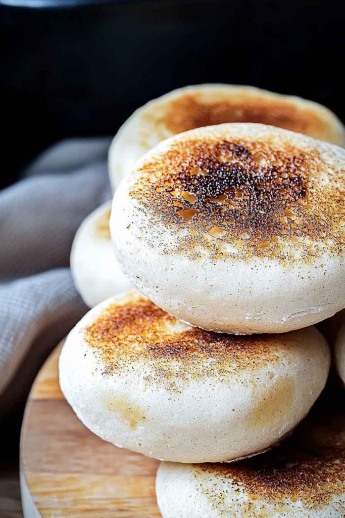Homemade Sourdough English Muffins