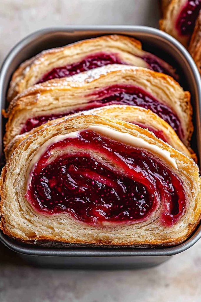How to Make Jam Donut Babka Vegan