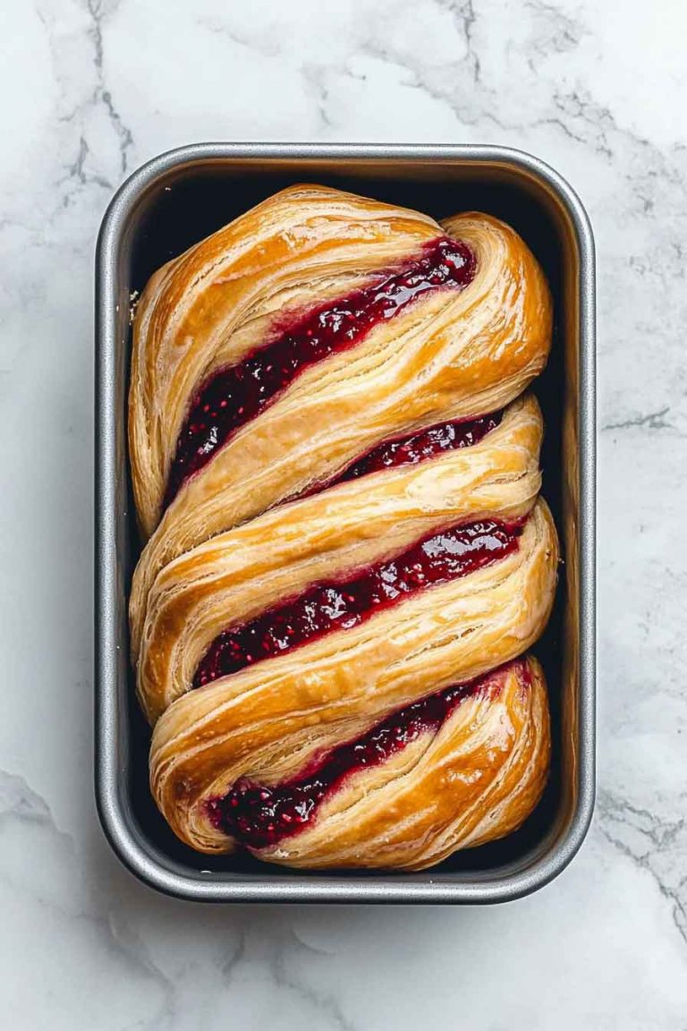 Jam Donut Babka Vegan
