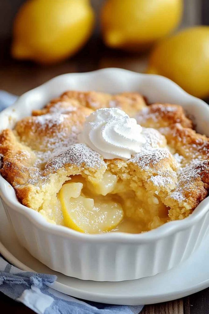 Ingredients for Magic Lemon Cobbler