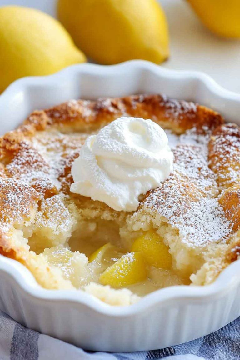 Magic Lemon Cobbler