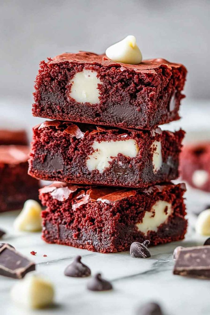Ingredients for Red Velvet Brownies